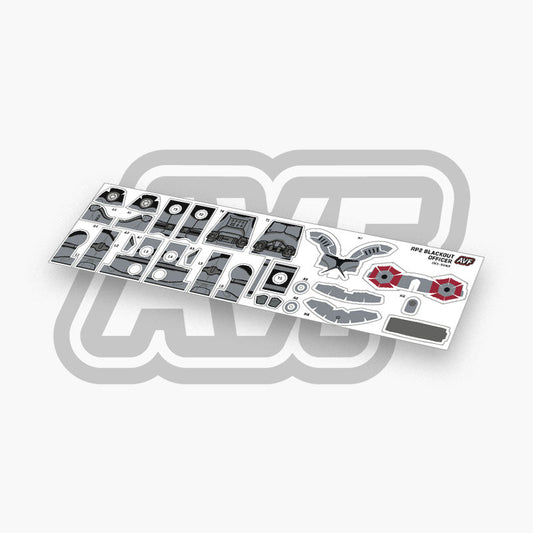 Blackout Officer Decals