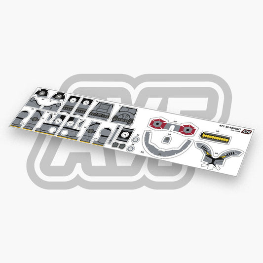 Commander Blackout Decals