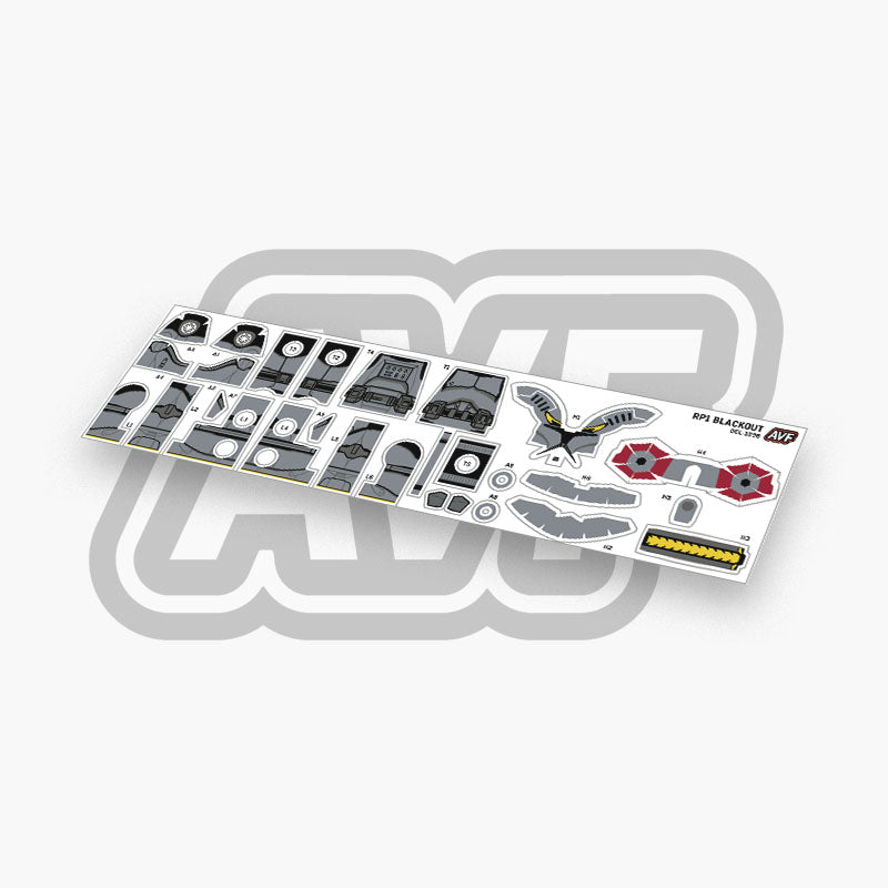 Commander Blackout Decals