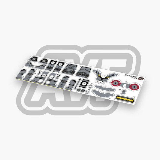 Commander Blackout Decals