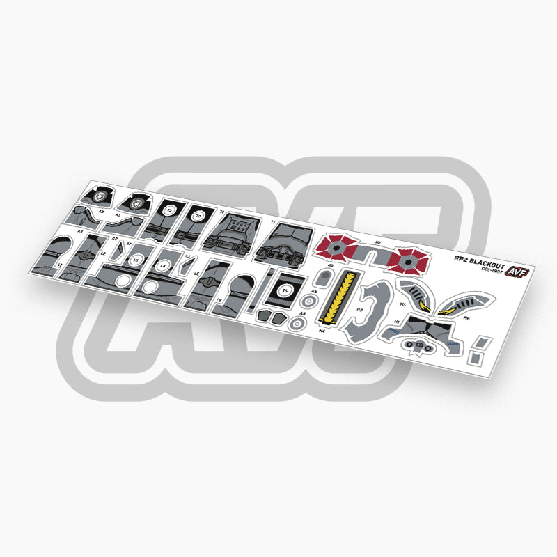 Commander Blackout Decals