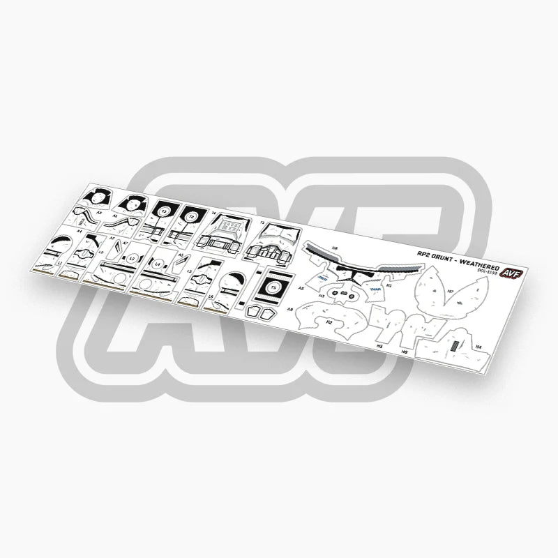 Clone Trooper Grunt Decals