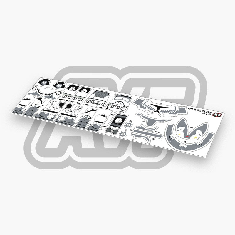 Commander Wolffe Decals