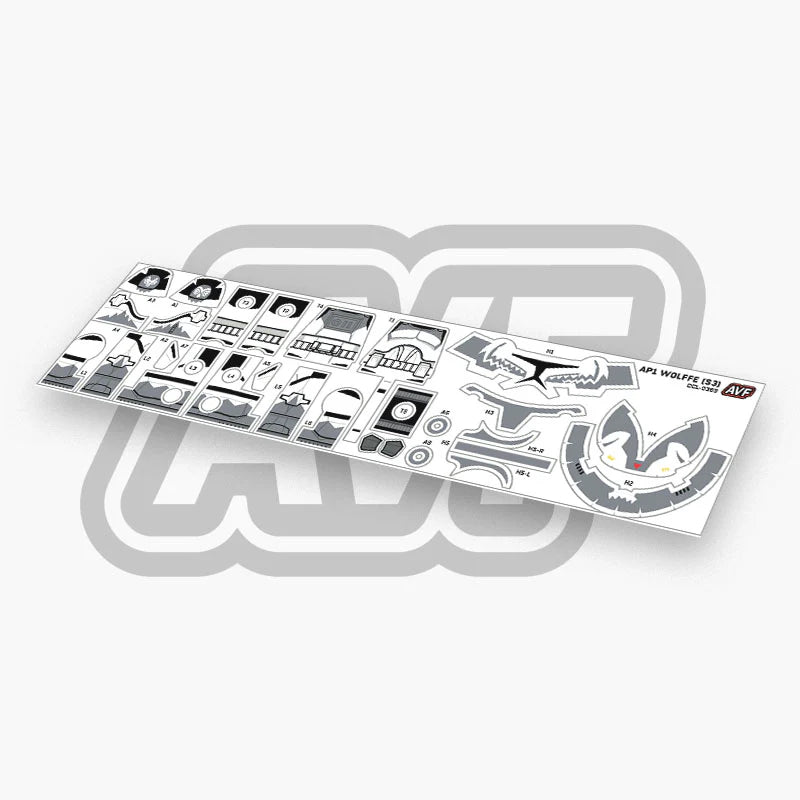 Commander Wolffe Decals