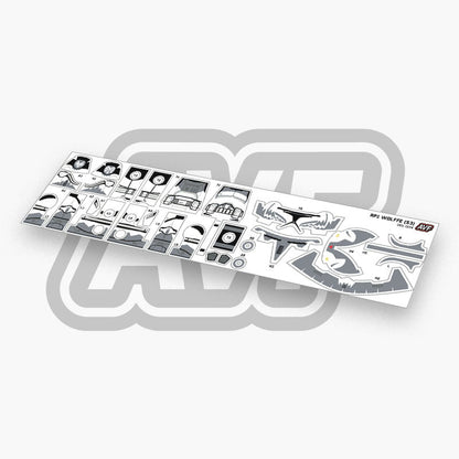 Commander Wolffe Decals