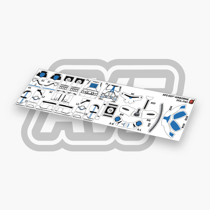 501st Airborne Trooper Decals