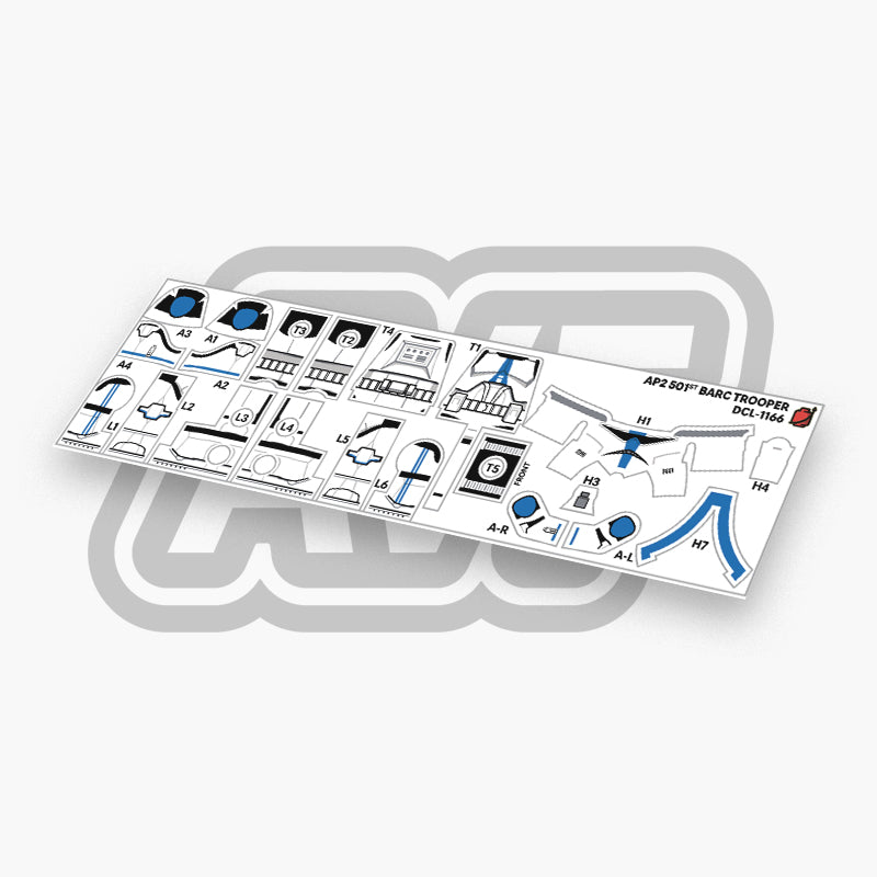 501st BARC Trooper Decals