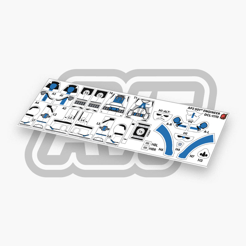 501st Engineer Decals