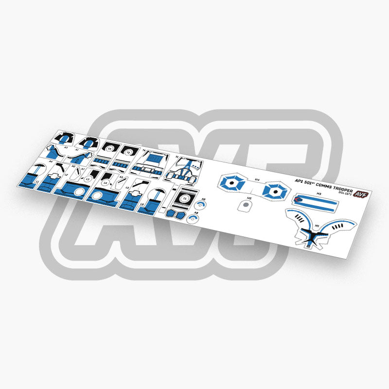 501st Comms Trooper Decals