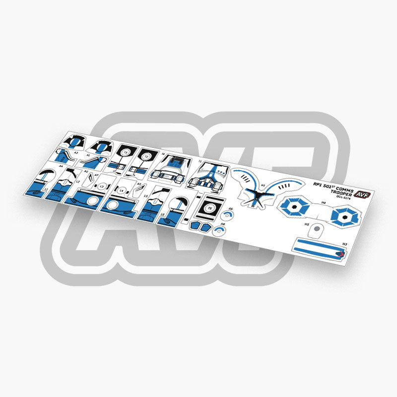 501st Comms Trooper Decals