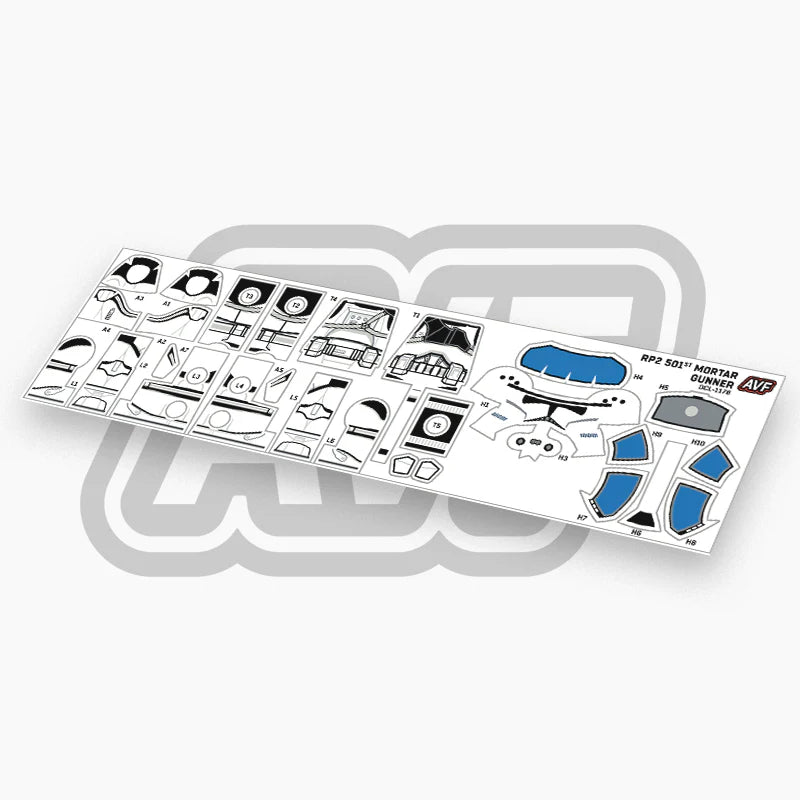 501st Mortar Gunner Decals
