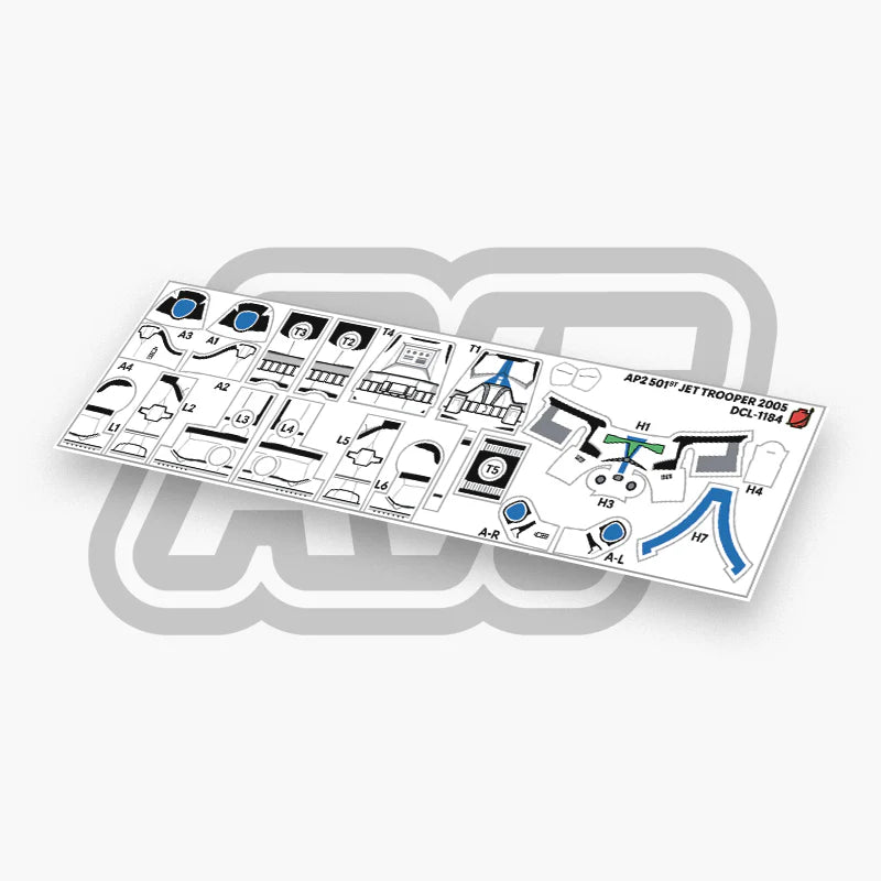 501st Jet Trooper Decals