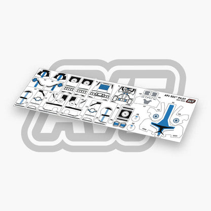 501st Pilot Decals
