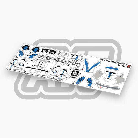 501st Blizzard Trooper Decals