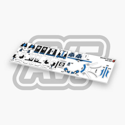 501st SCUBA Trooper Decals