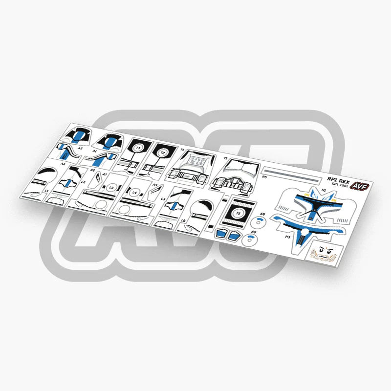 Captain Rex Decals