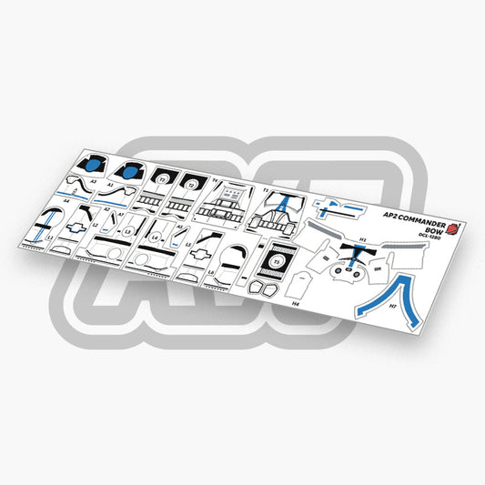 Commander Bow Decals