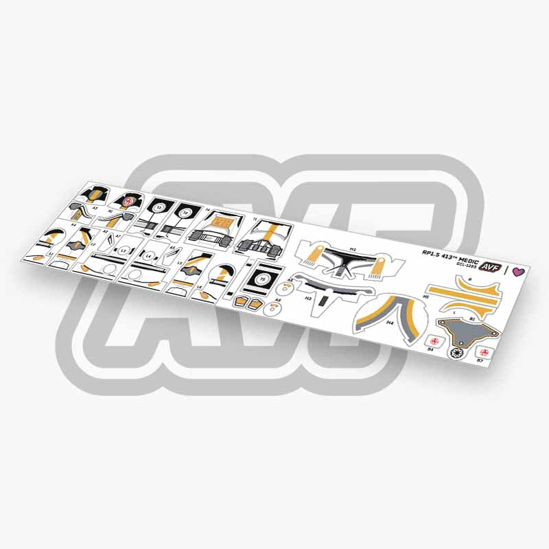 413th Medic Decals