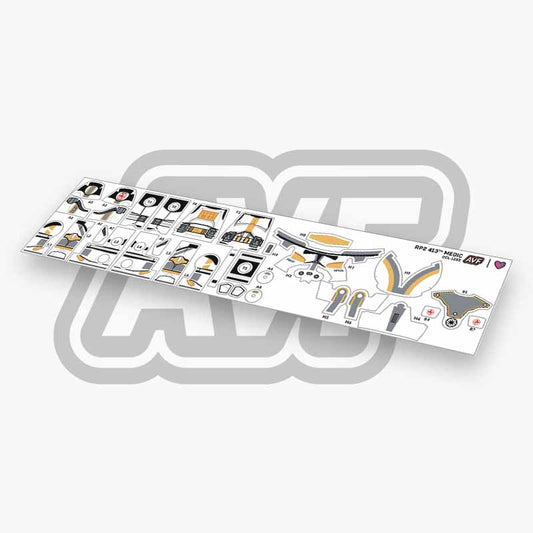 413th Medic Decals