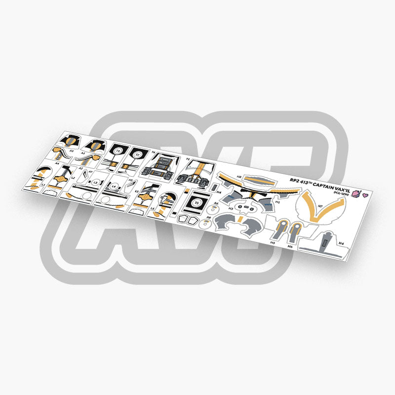 Captain Vax'il Decals