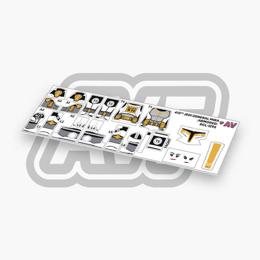 Armored Jedi General Mira Decals