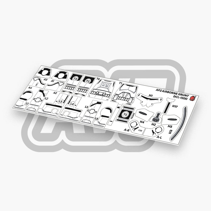 Airborne Trooper Grunt Decals
