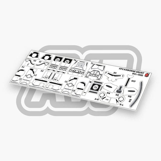 Airborne Trooper Grunt Decals