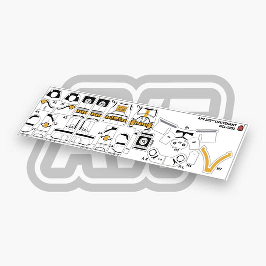203rd Lieutenant Decals