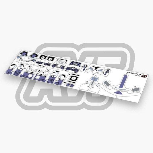 187th Pilot Decals