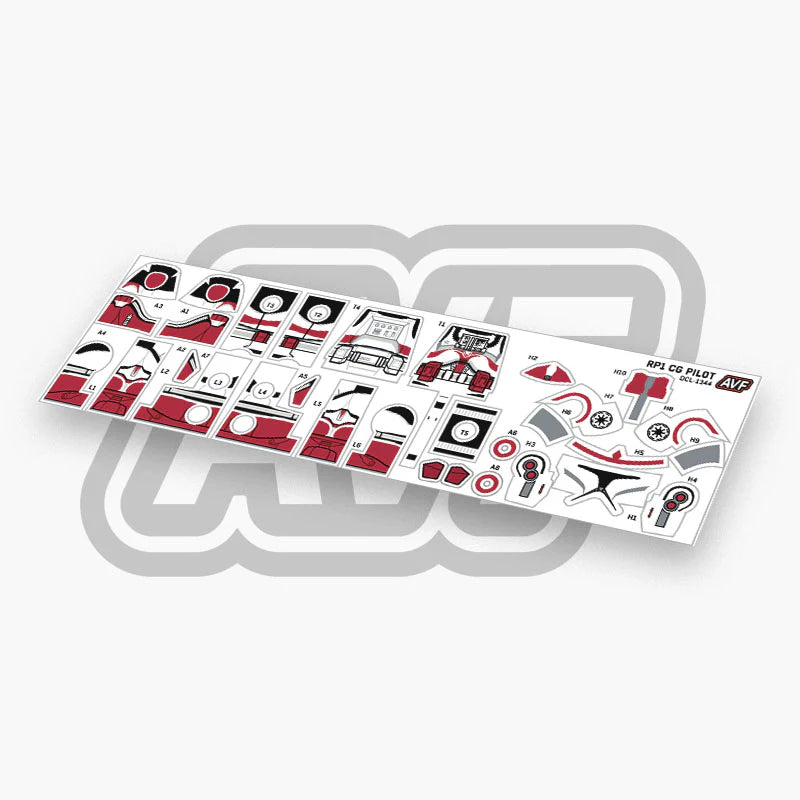 Coruscant Guard Pilot Decals