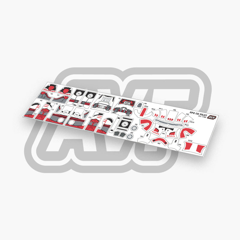 Coruscant Guard Pilot Decals