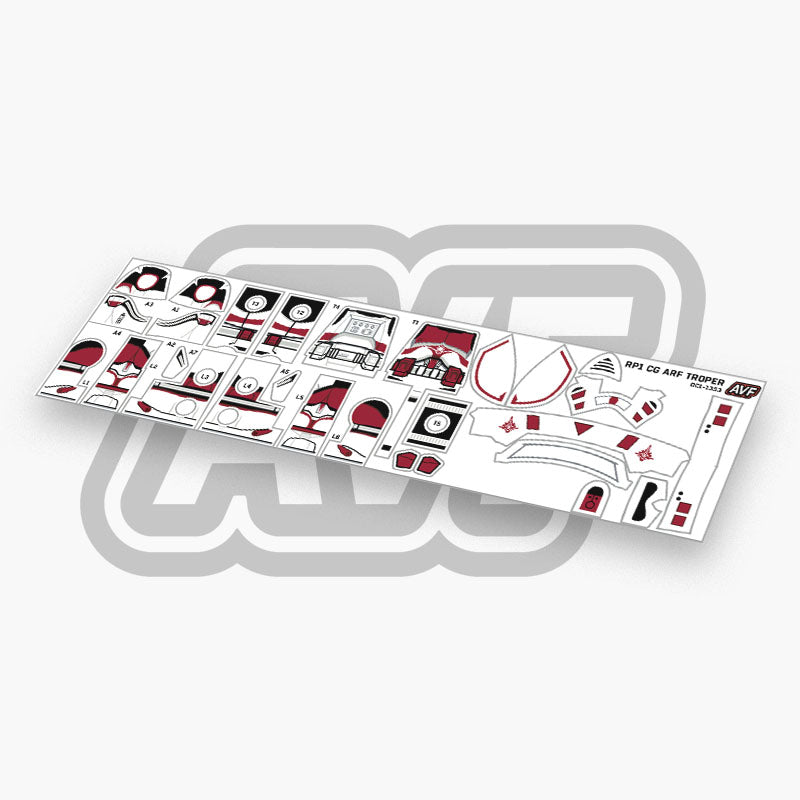 Coruscant Guard ARF Trooper Decals