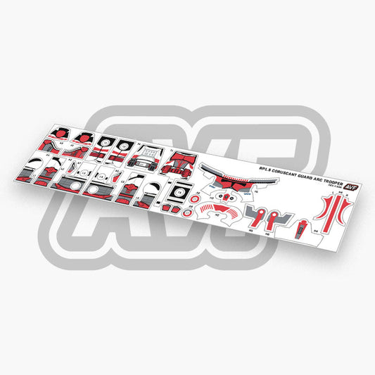 Coruscant Guard ARC Trooper Decals