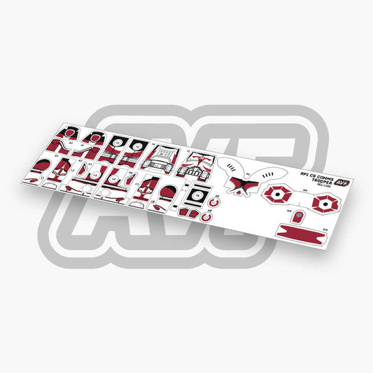 Coruscant Guard Comms Trooper Decals