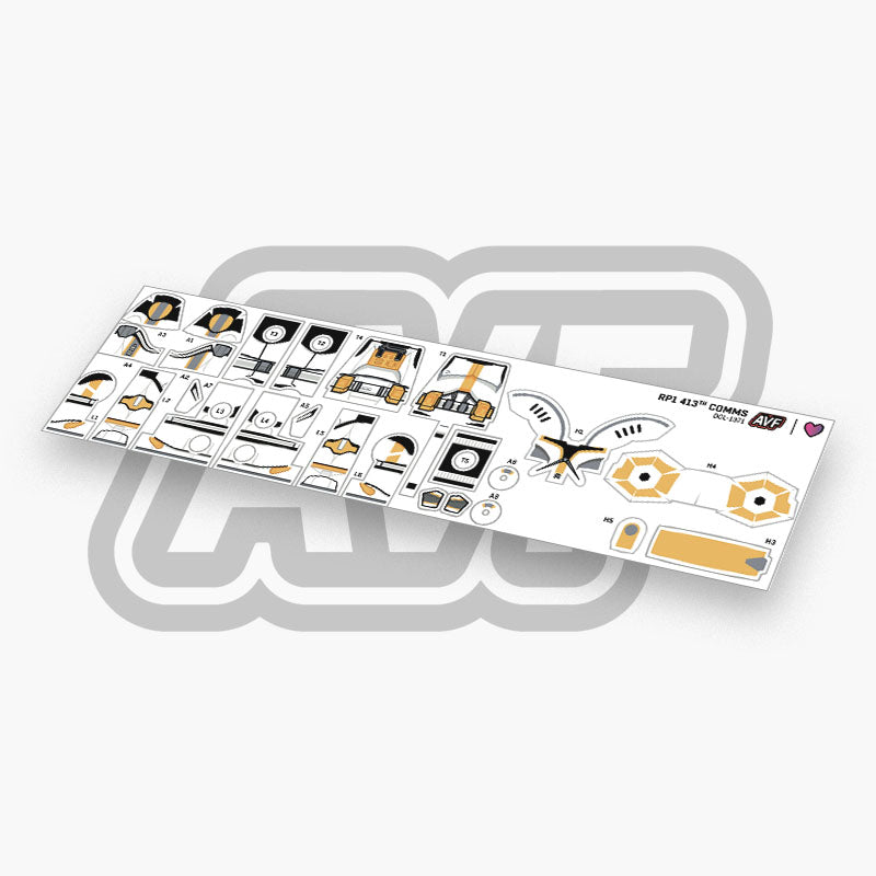 413th Comms Trooper Decals