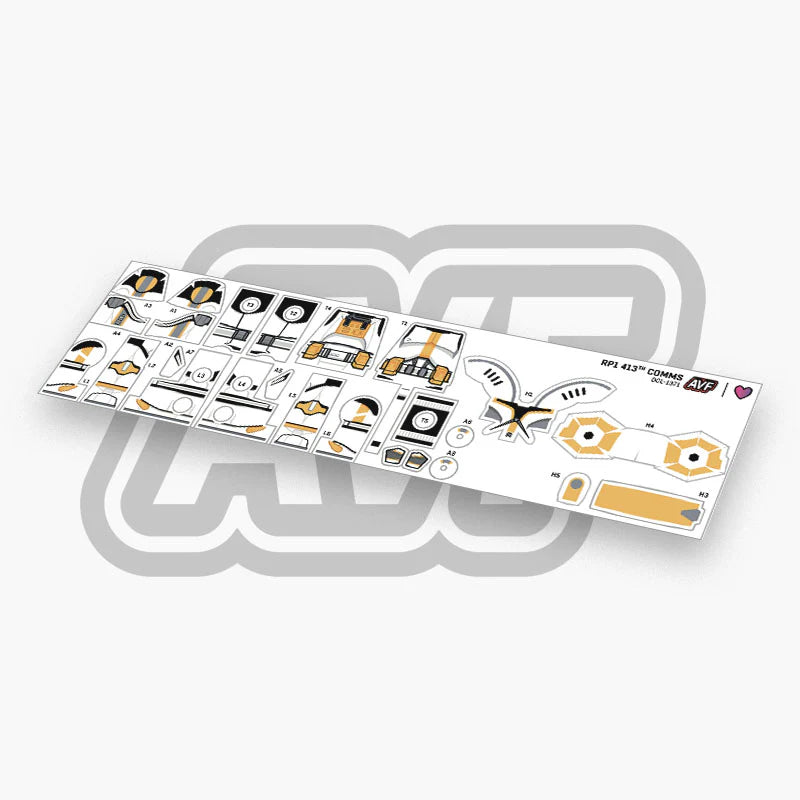 413th Comms Trooper Decals