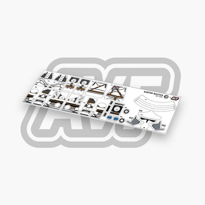 Commander Bacara Decals