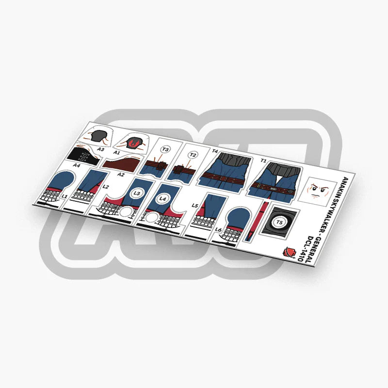 Anakin Skywalker Decals