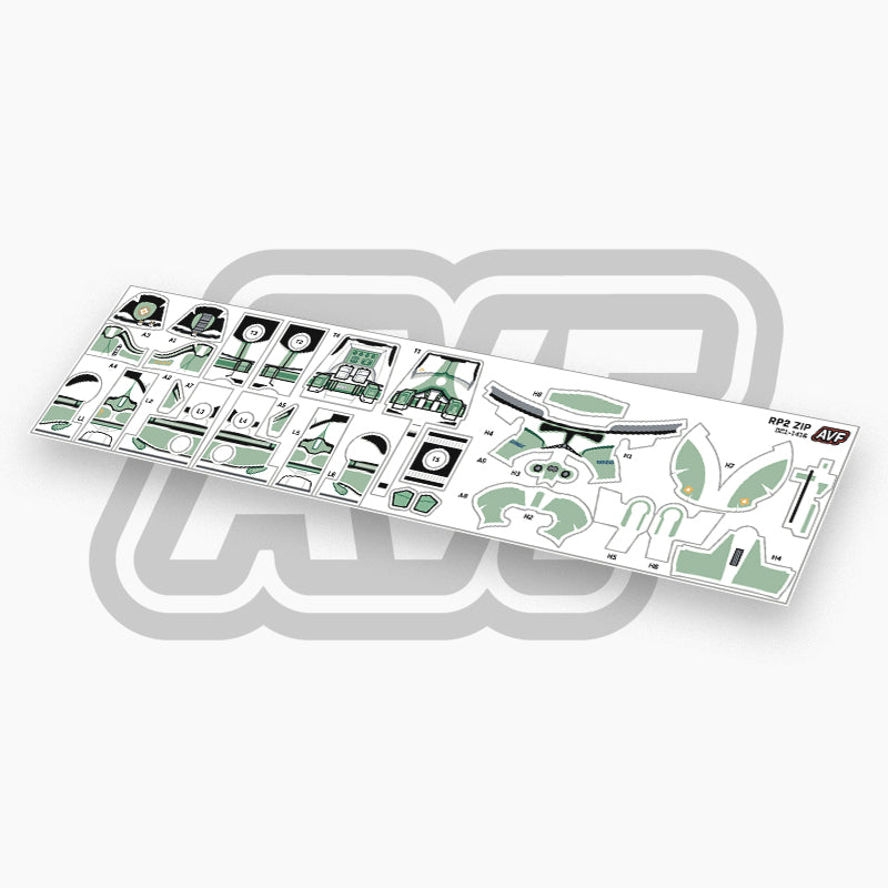 Commander Zip Decals