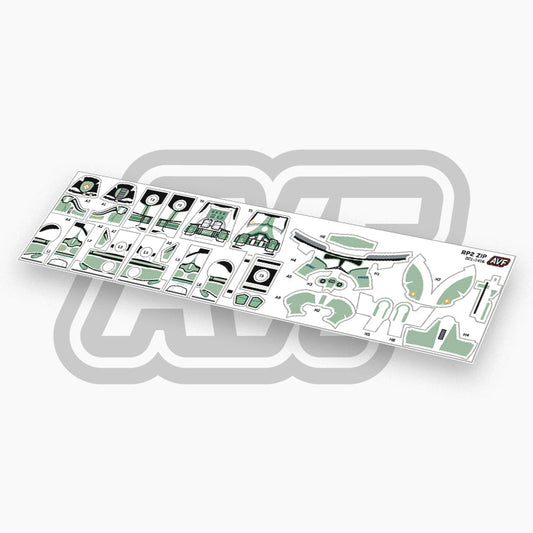 Commander Zip Decals