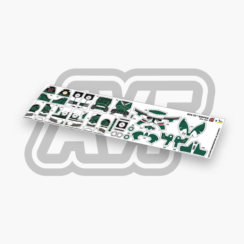 75th Sniper Decals