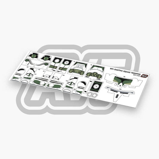 Bantha Squad Trooper Decals