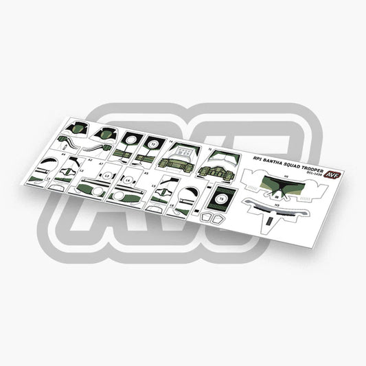 Bantha Squad Trooper Decals