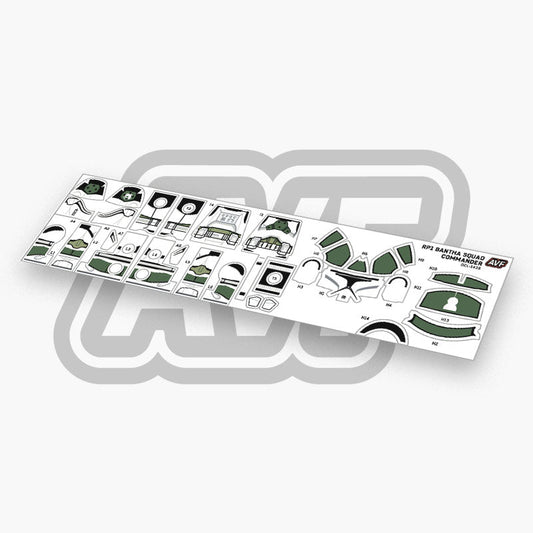 Bantha Squad Commander Decals