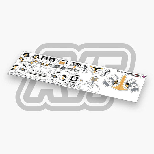 RP1 413th Engineer Decals