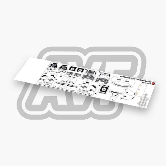 Clone Tank Trooper Grunt Decals