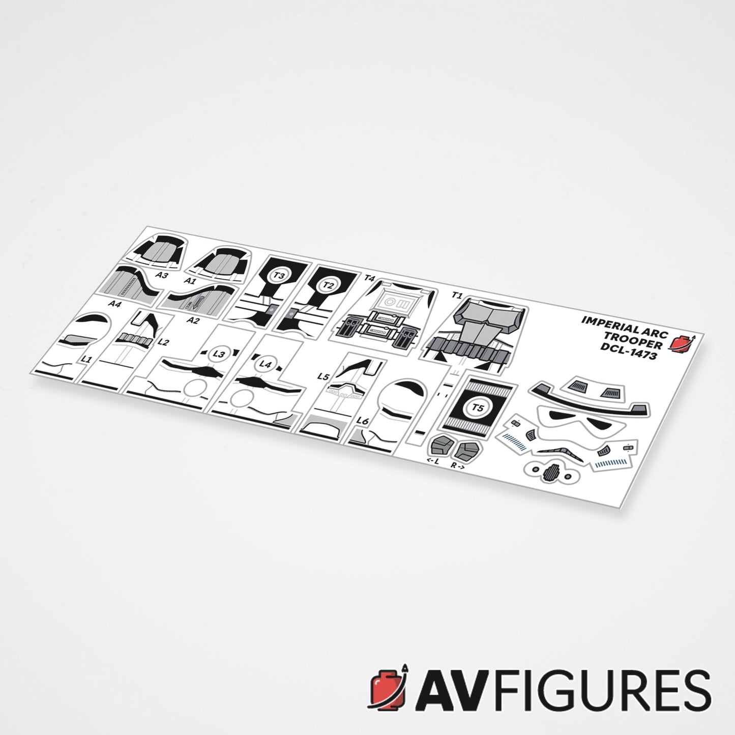 Imperial ARC Trooper Decals