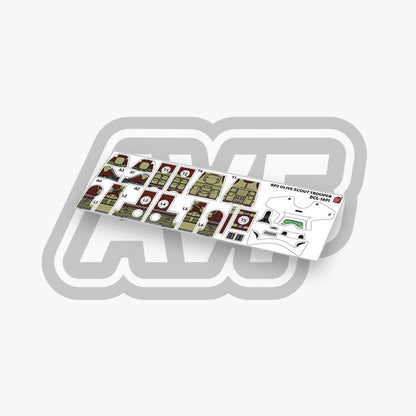 Clone Scout Trooper Grunt Decals