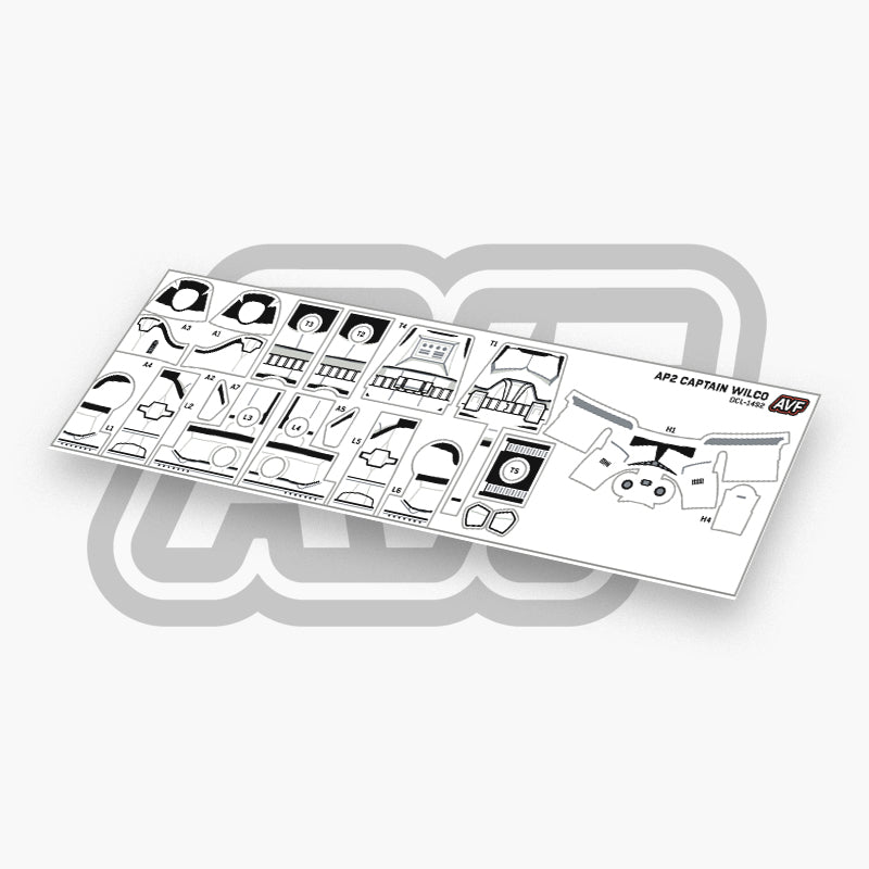 Captain Wilco Decals
