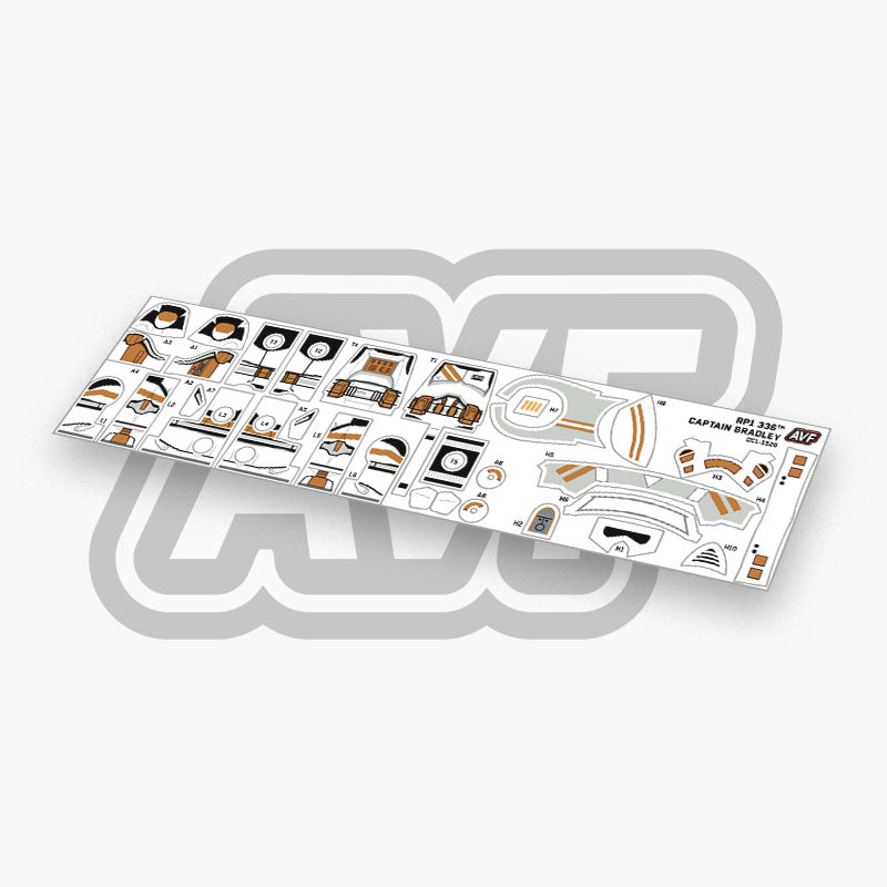 Captain Bradley Decals